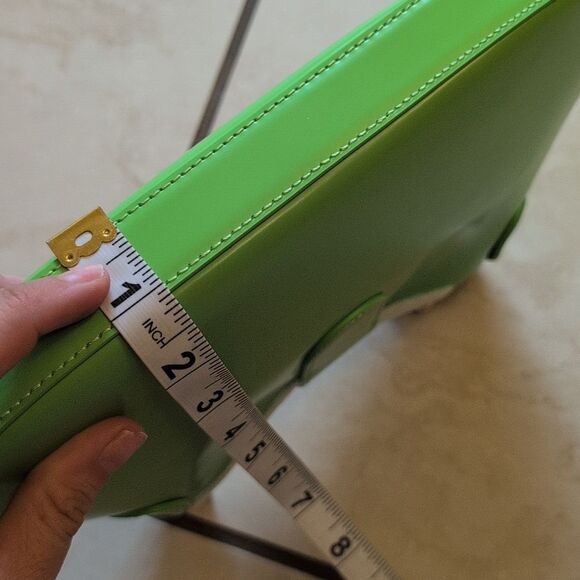 NWT Sandro Sweet Janet Chain Bag Vert Pomme Apple Green - Picture 9 of 13